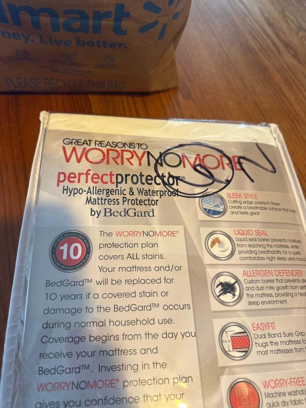 WorryNoMore Perfect Protector Hypo-Allergenic & Waterproof Mattress Protector